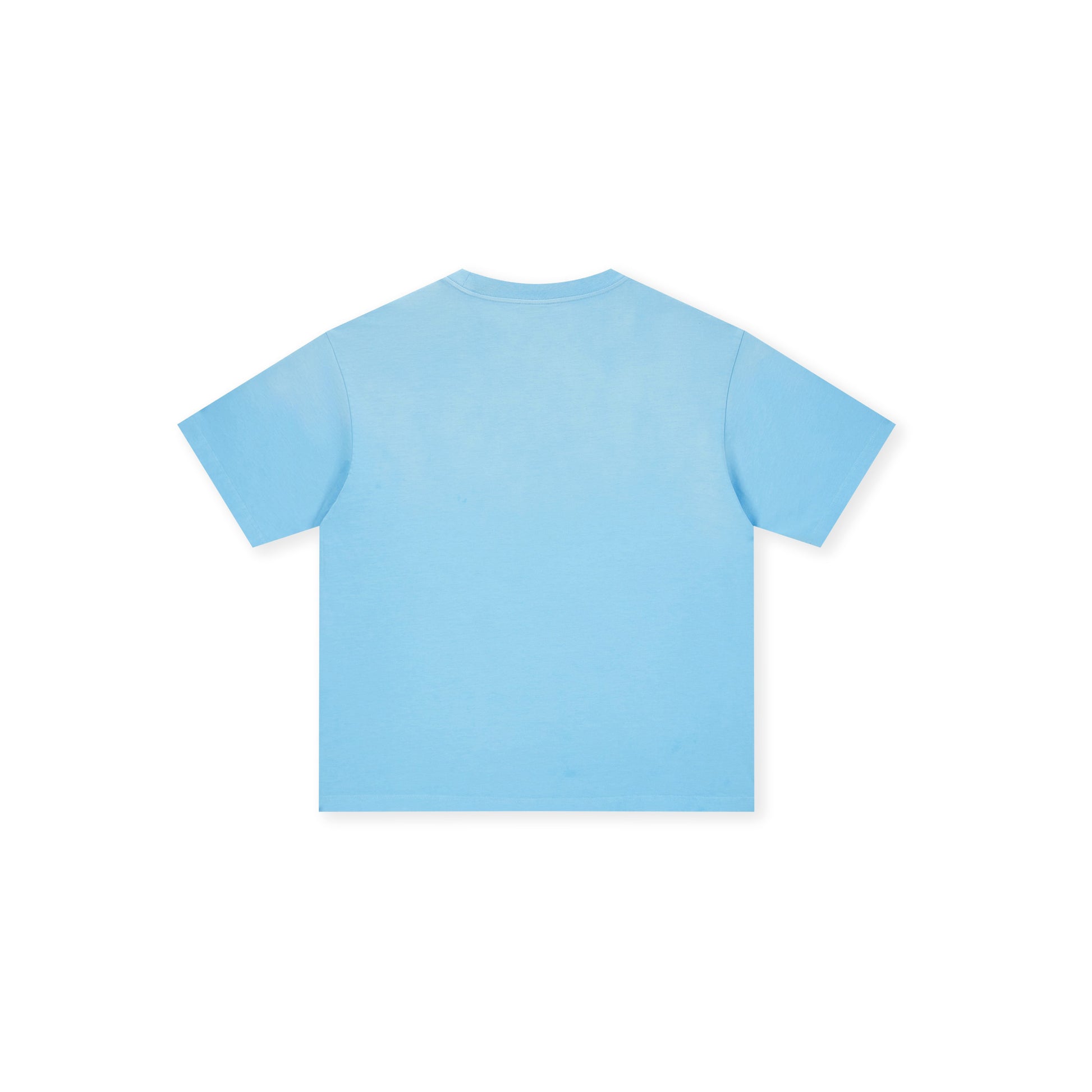 Boneless Washed Retro T-Shirt Sky Blue oversized graphic tee vintage print washed streetwear casual top retro design