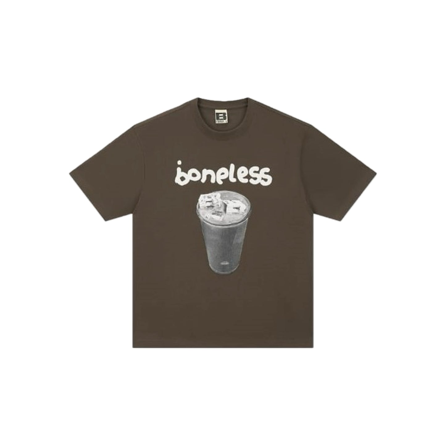 Boneless Iced Americano Print SS T-Shirt 'Coffee'