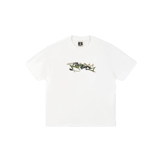 Boneless Camouflage Graffiti Logo SS T-Shirt 'Cream'