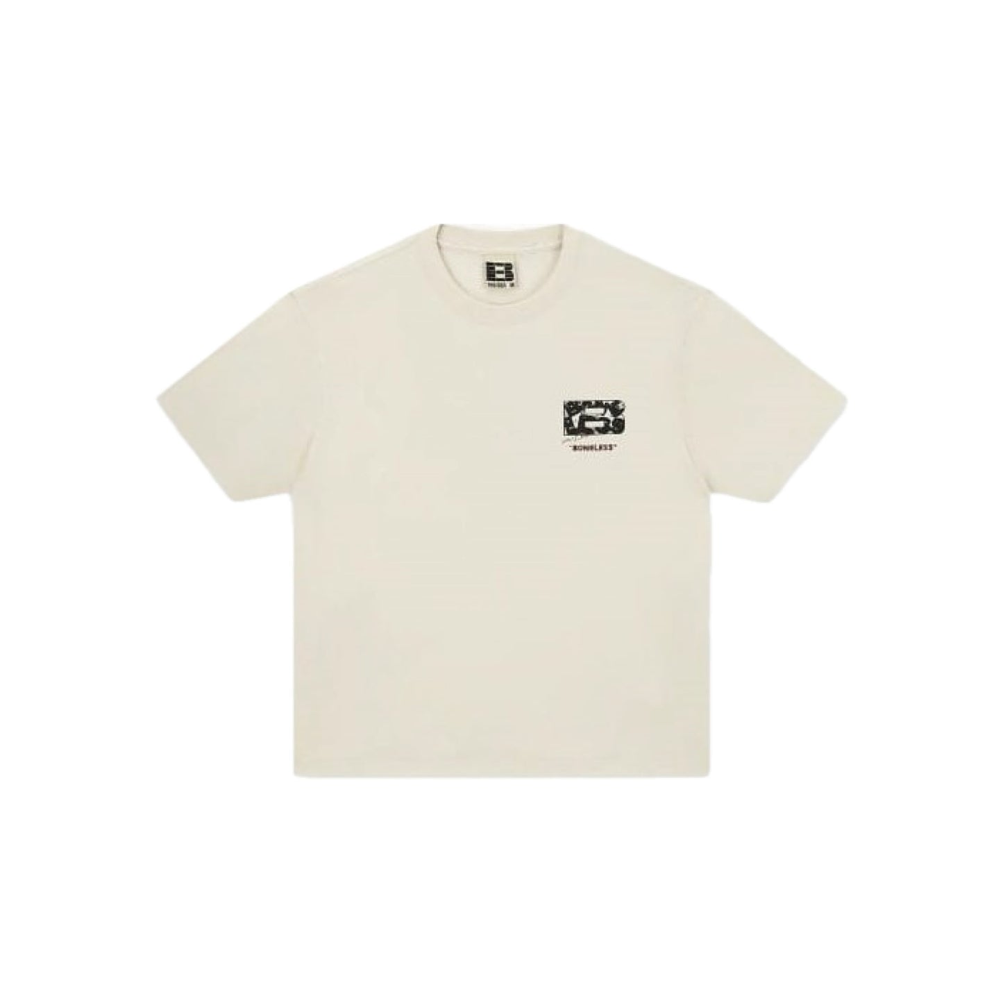 Boneless Fun Lettering SS T-Shirt 'Beige'