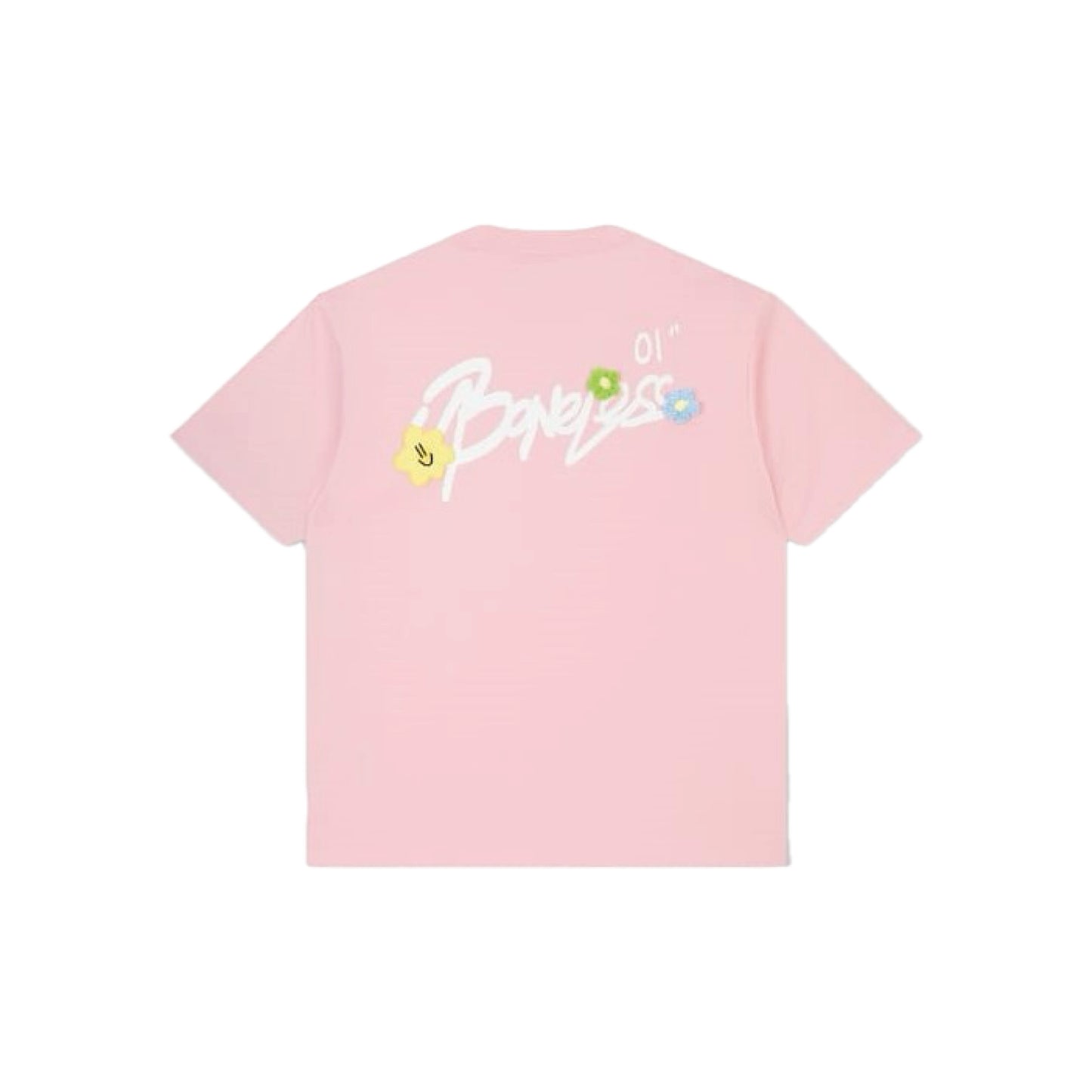 Boneless 3D Floral SS T-Shirt 'Pink'