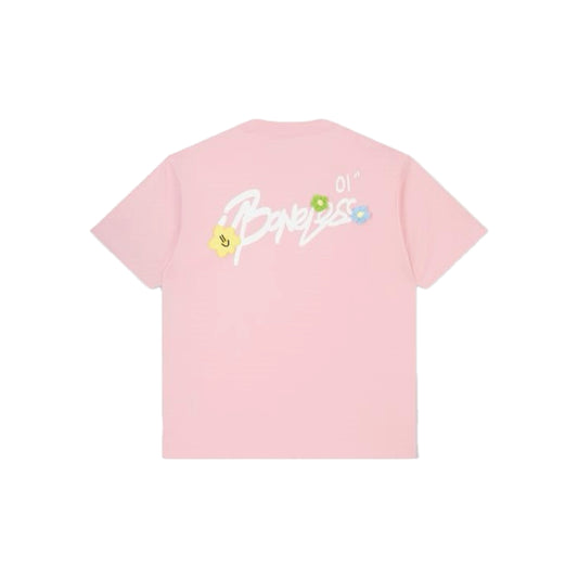 Boneless 3D Floral SS T-Shirt 'Pink'