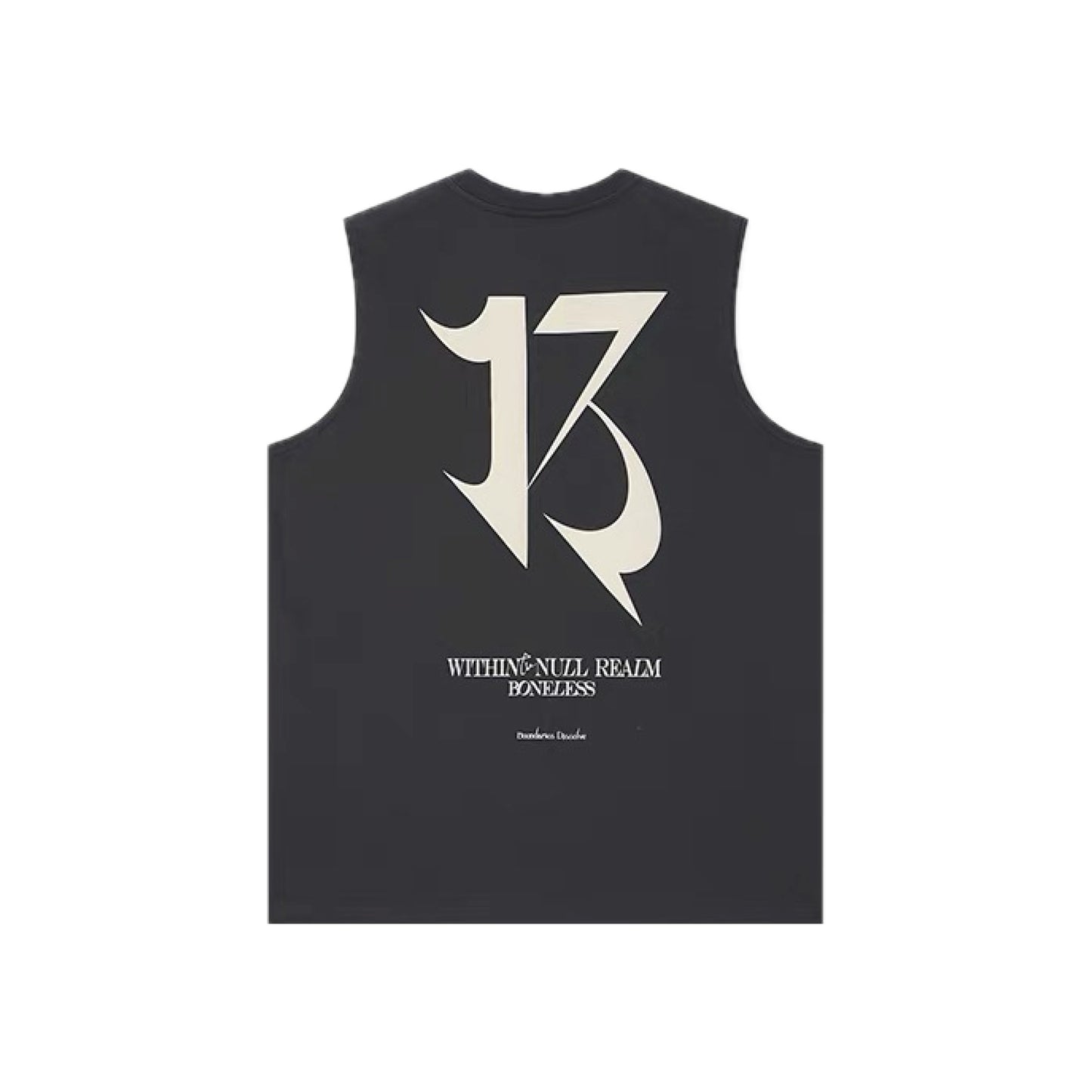 Boneless Infinity B-Logo Sleeveless T-Shirt 'Charcoal'