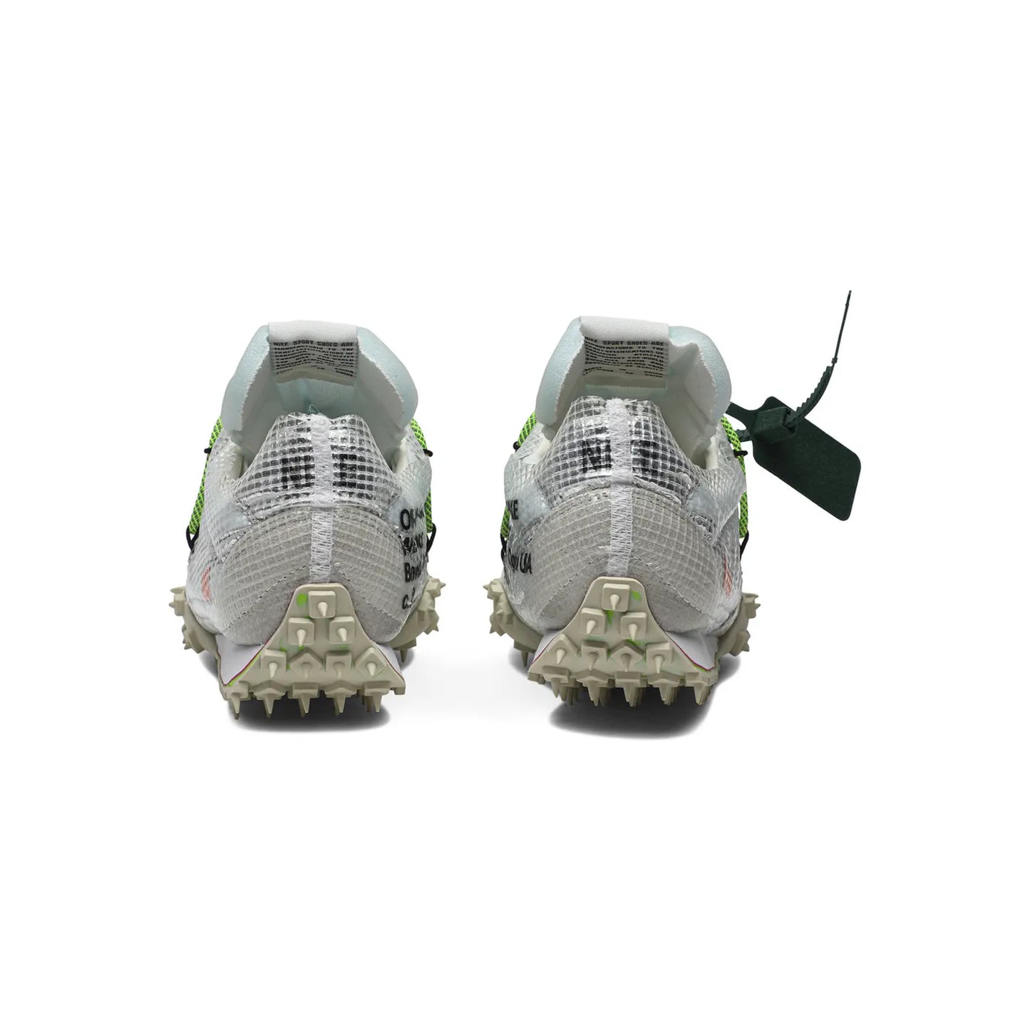 Nike Waffle Racer X Off-White 'Electric Green' (WMNS)