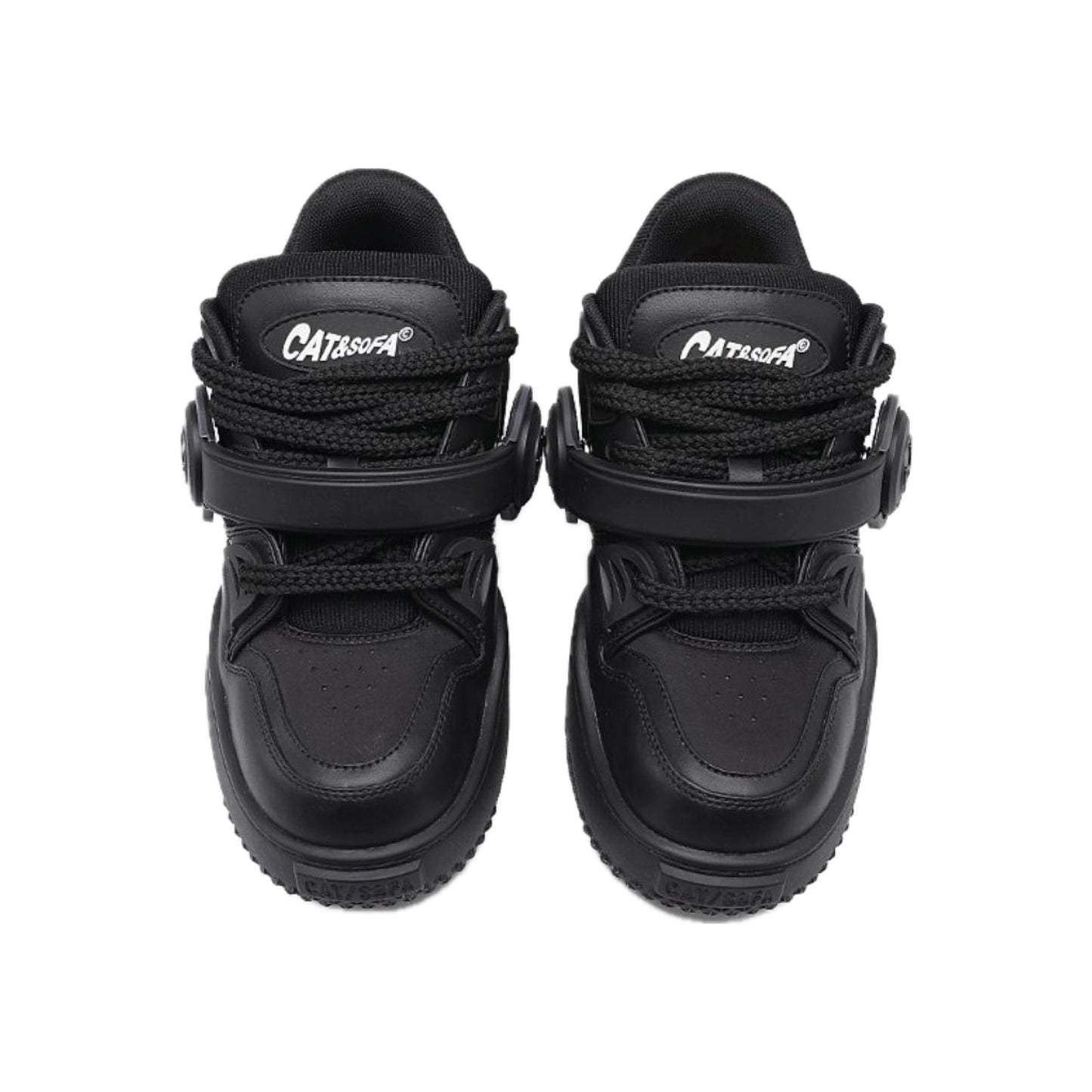 Cat & Sofa Headphone Shoes 'Triple Black'