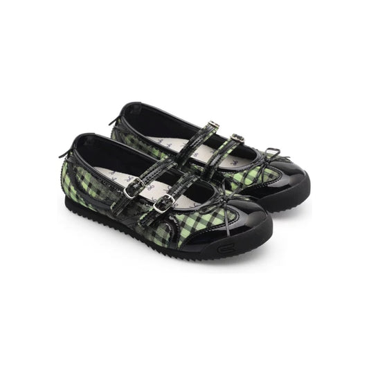 Cat & Sofa Mary Jane 'Green Pinic'