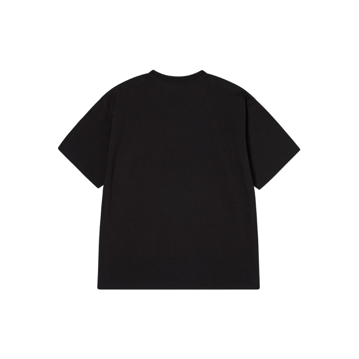 ADLV Daily Line Friends SS T-Shirt Black oversized graphic tee Line Friends print casual streetwear top