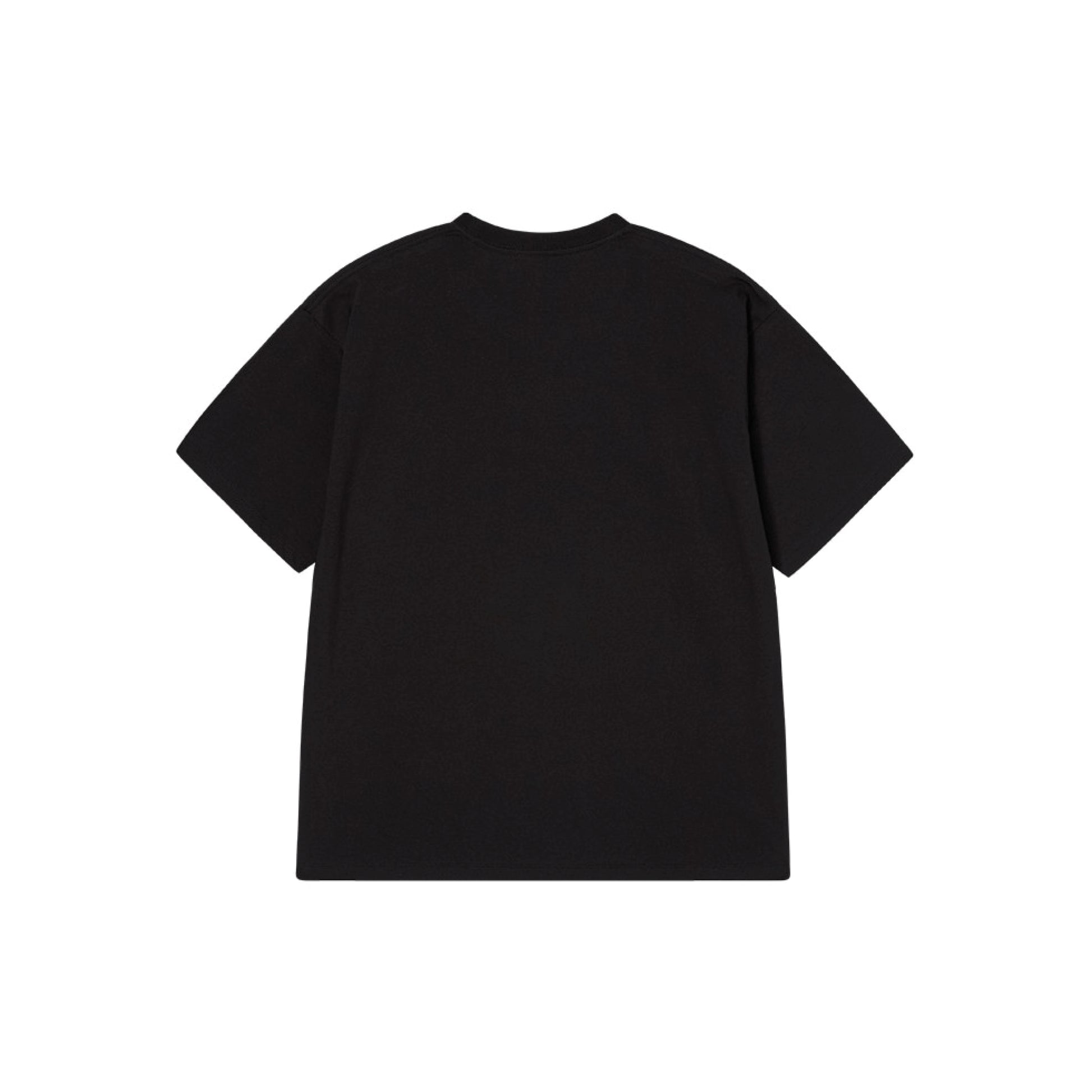 ADLV Daily Line Friends SS T-Shirt Black oversized graphic tee Line Friends print casual streetwear top