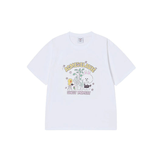 ADLV Line Friends Brown Star SS T-Shirt 'Cream'