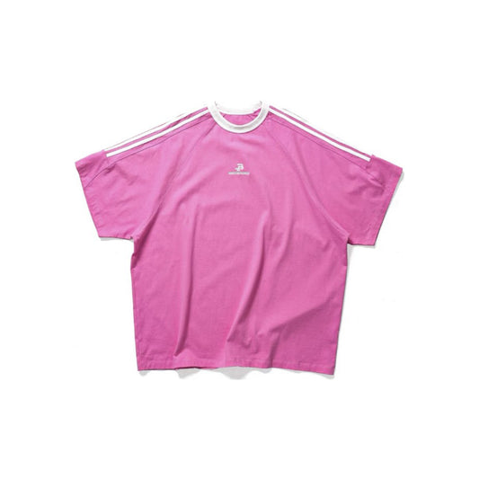 MasonPrince Retro Striped SS T-Shirt 'Pink'