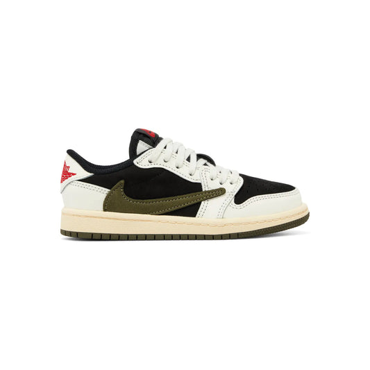 Travis Scott x Nike Air Jordan 1 Retro Low OG SP (PS) 'Olive'