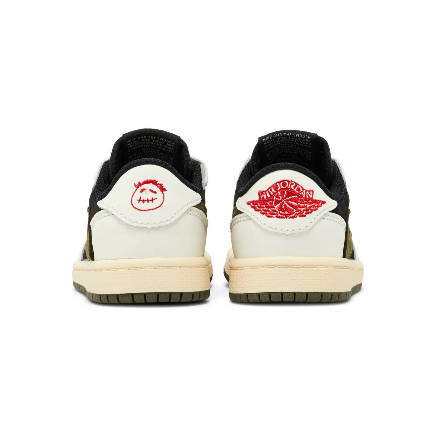 Travis Scott x Nike Air Jordan 1 Retro Low OG SP (PS) 'Olive'