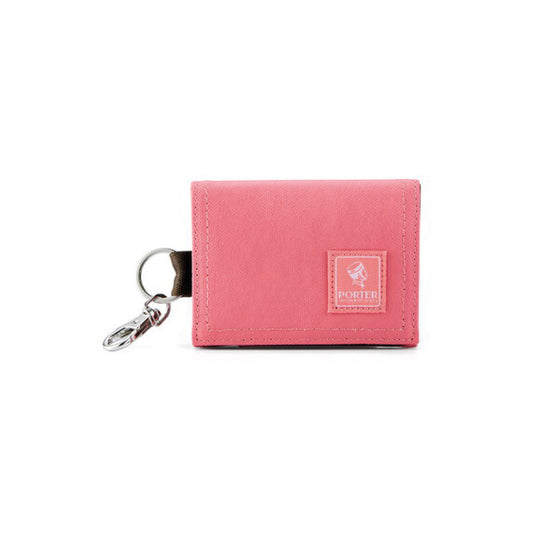 PORTER INTERNATIONAL Catch Coin Case Pink coin pouch key ring compact wallet everyday carry accessory