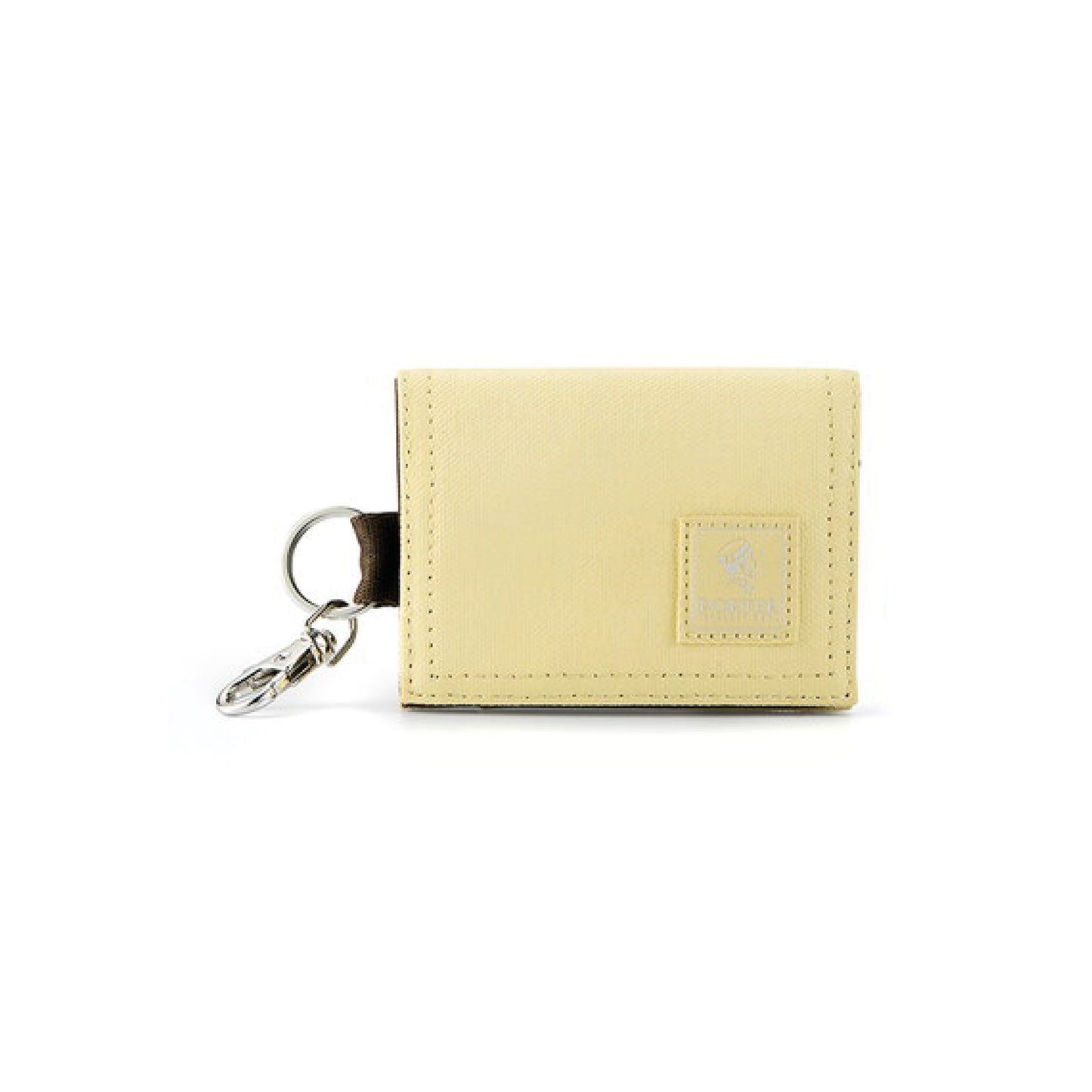 PORTER INTERNATIONAL Catch Coin Case Yellow coin pouch key ring compact wallet everyday carry accessory