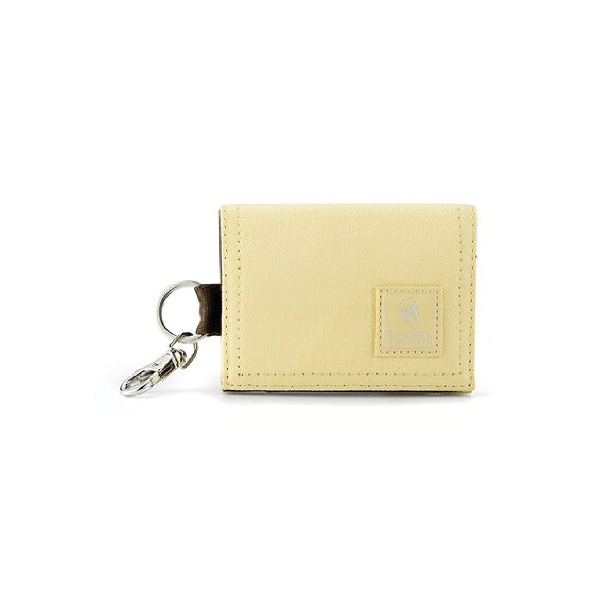 PORTER INTERNATIONAL Catch Coin Case Yellow coin pouch key ring compact wallet everyday carry accessory