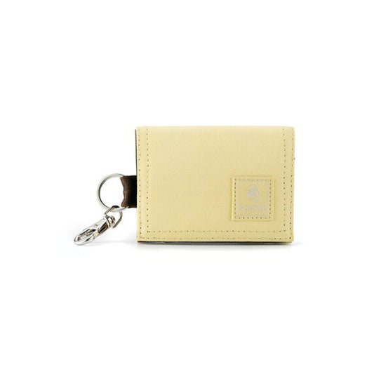 PORTER INTERNATIONAL Catch Coin Case Yellow coin pouch key ring compact wallet everyday carry accessory