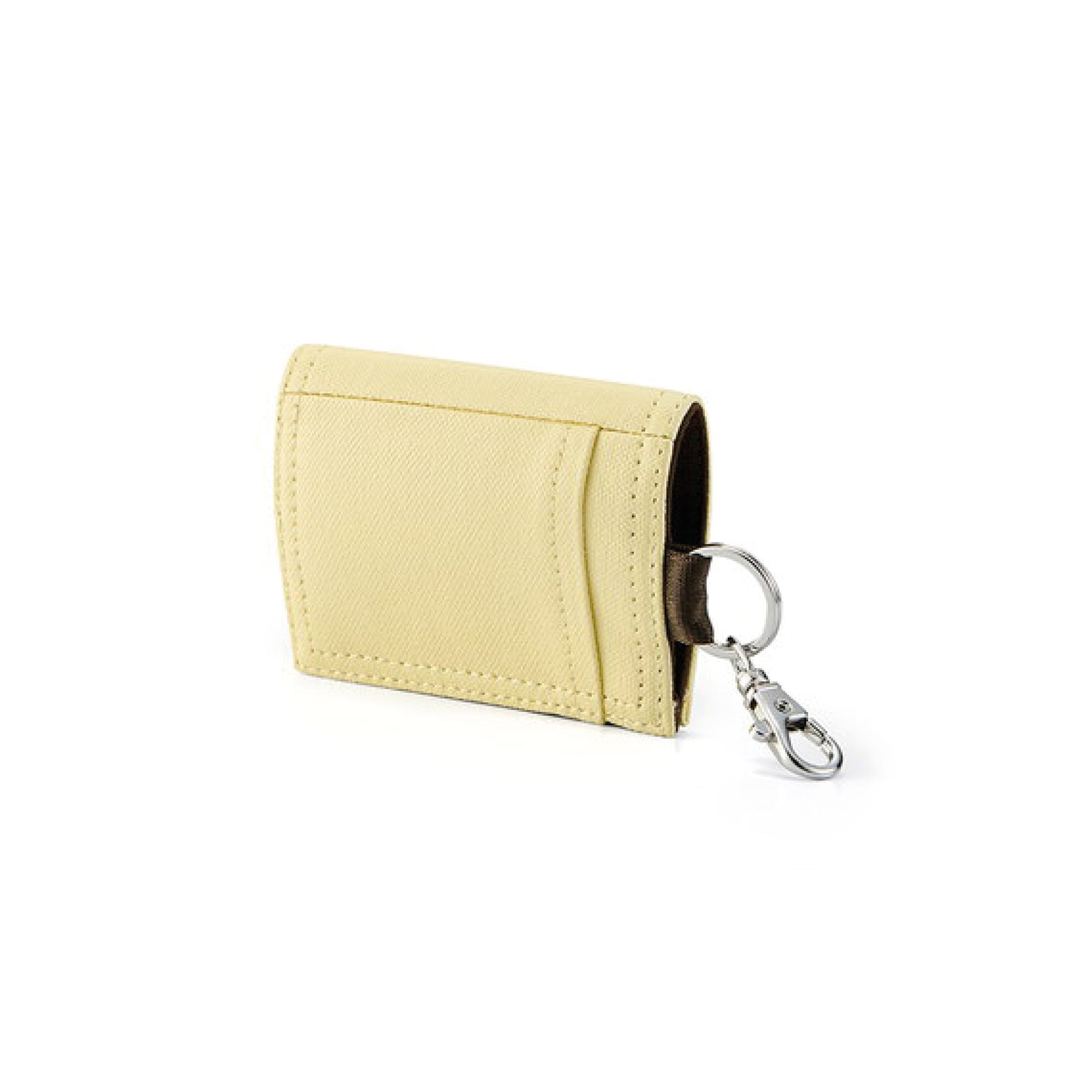 PORTER INTERNATIONAL Catch Coin Case Yellow coin pouch key ring compact wallet everyday carry accessory