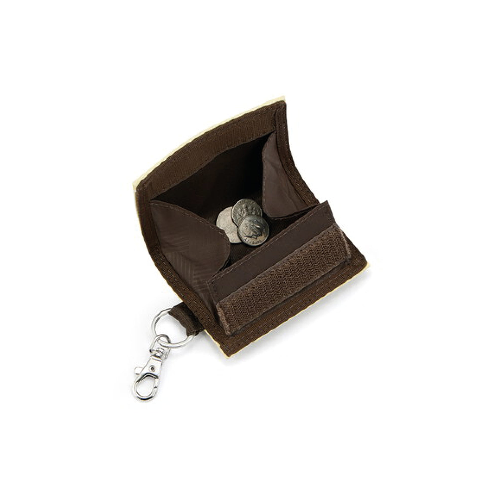 PORTER INTERNATIONAL Catch Coin Case Yellow coin pouch key ring compact wallet everyday carry accessory