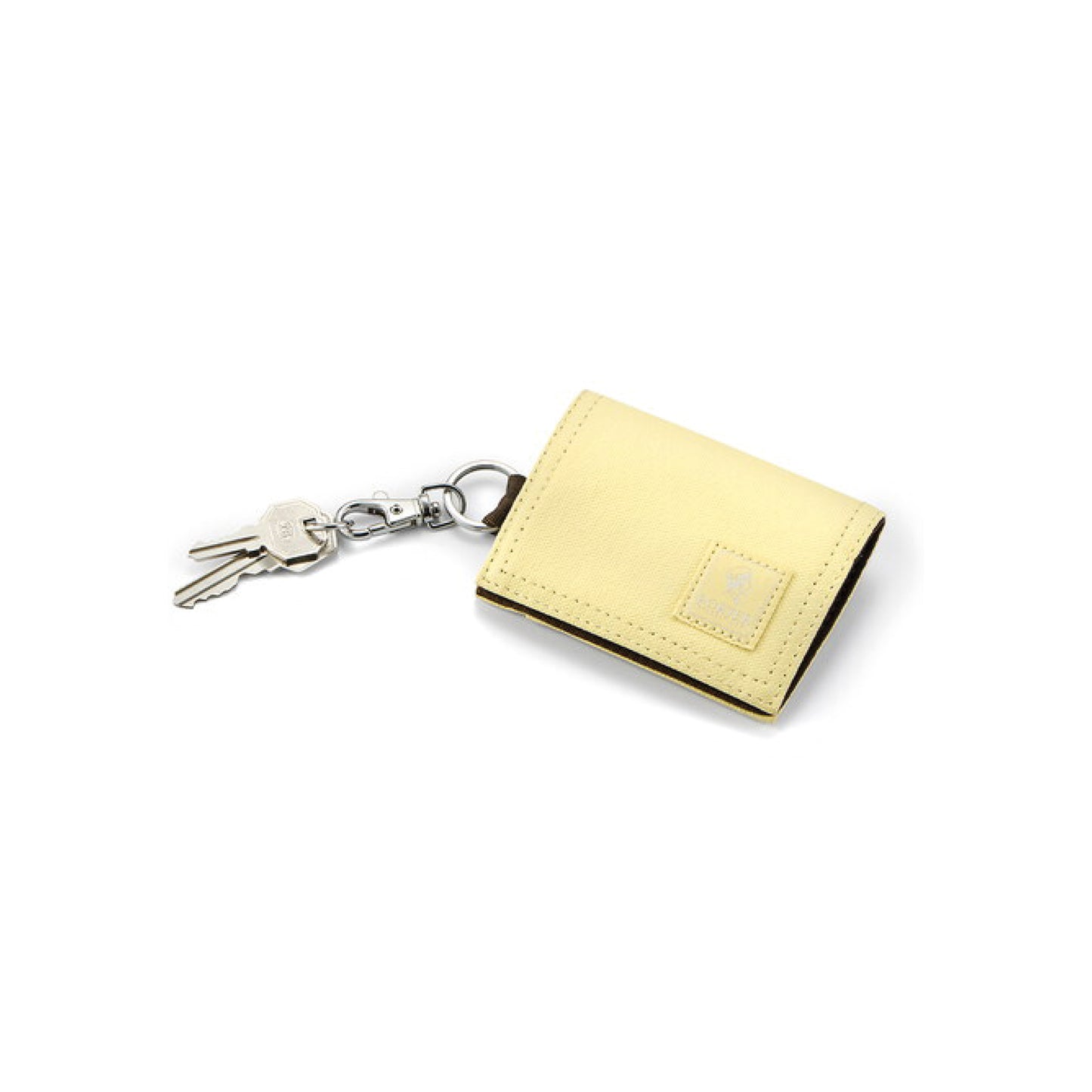 PORTER INTERNATIONAL Catch Coin Case Yellow coin pouch key ring compact wallet everyday carry accessory