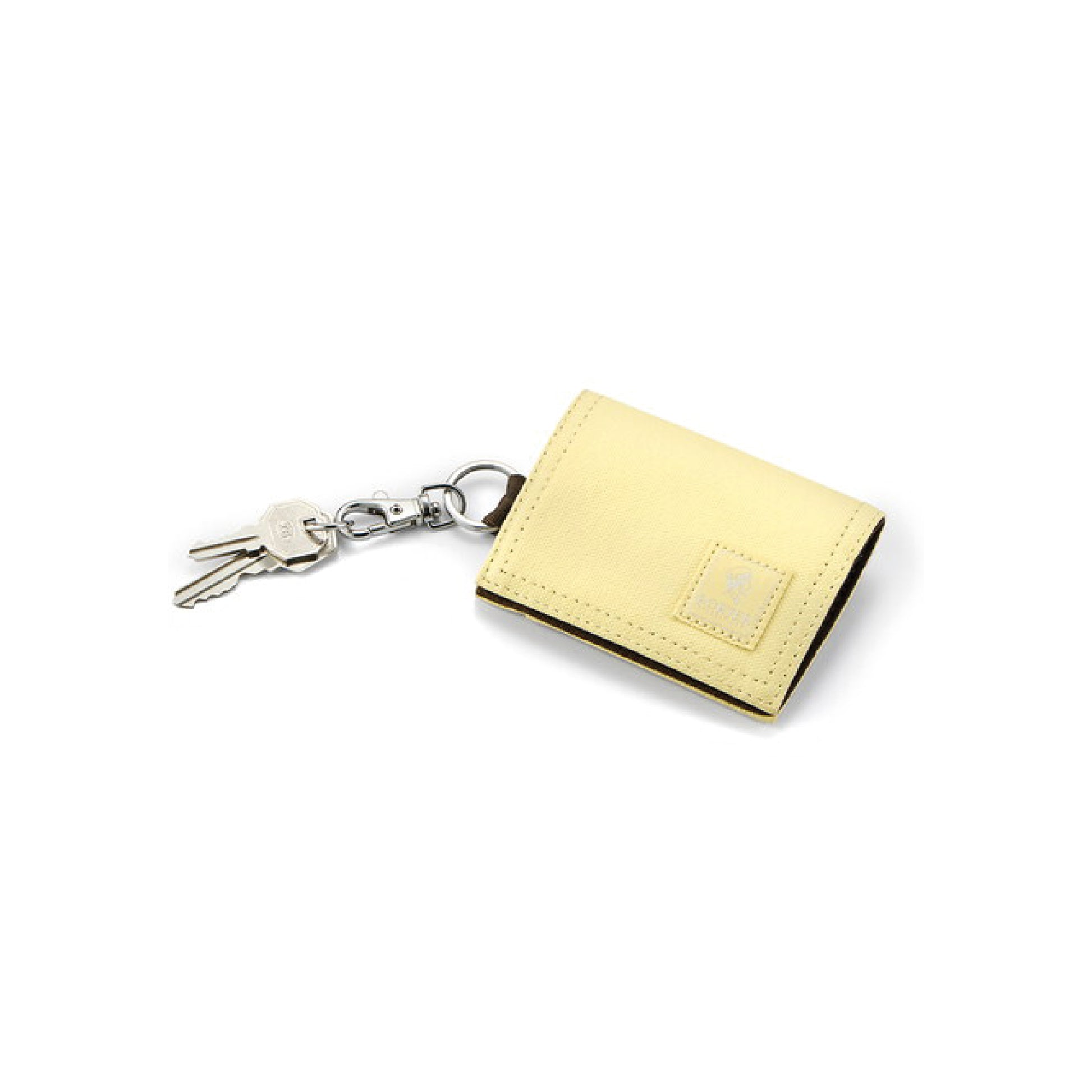 PORTER INTERNATIONAL Catch Coin Case Yellow coin pouch key ring compact wallet everyday carry accessory