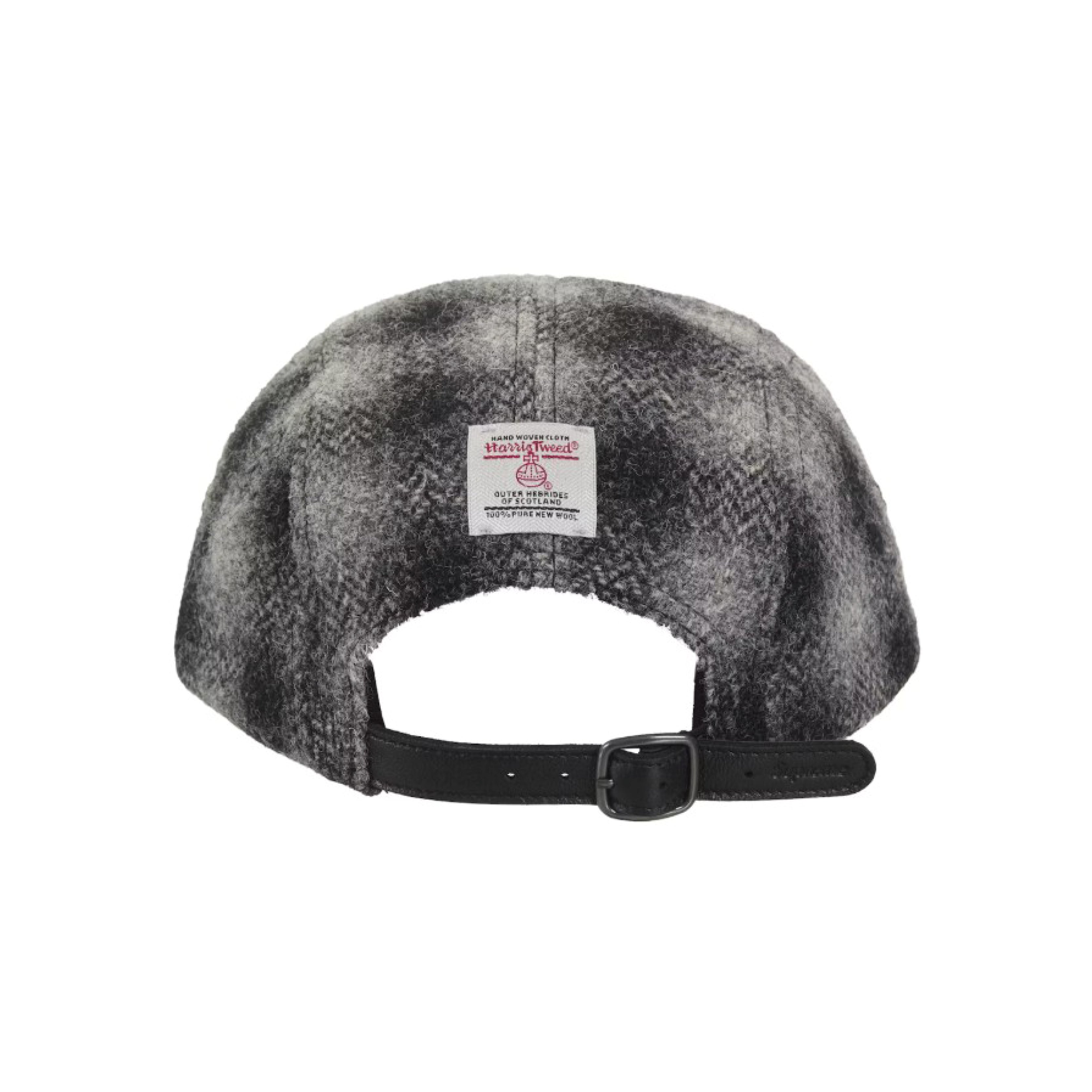Supreme Harris Tweed Camp Cap 'Black' - Sneaksurf Singapore