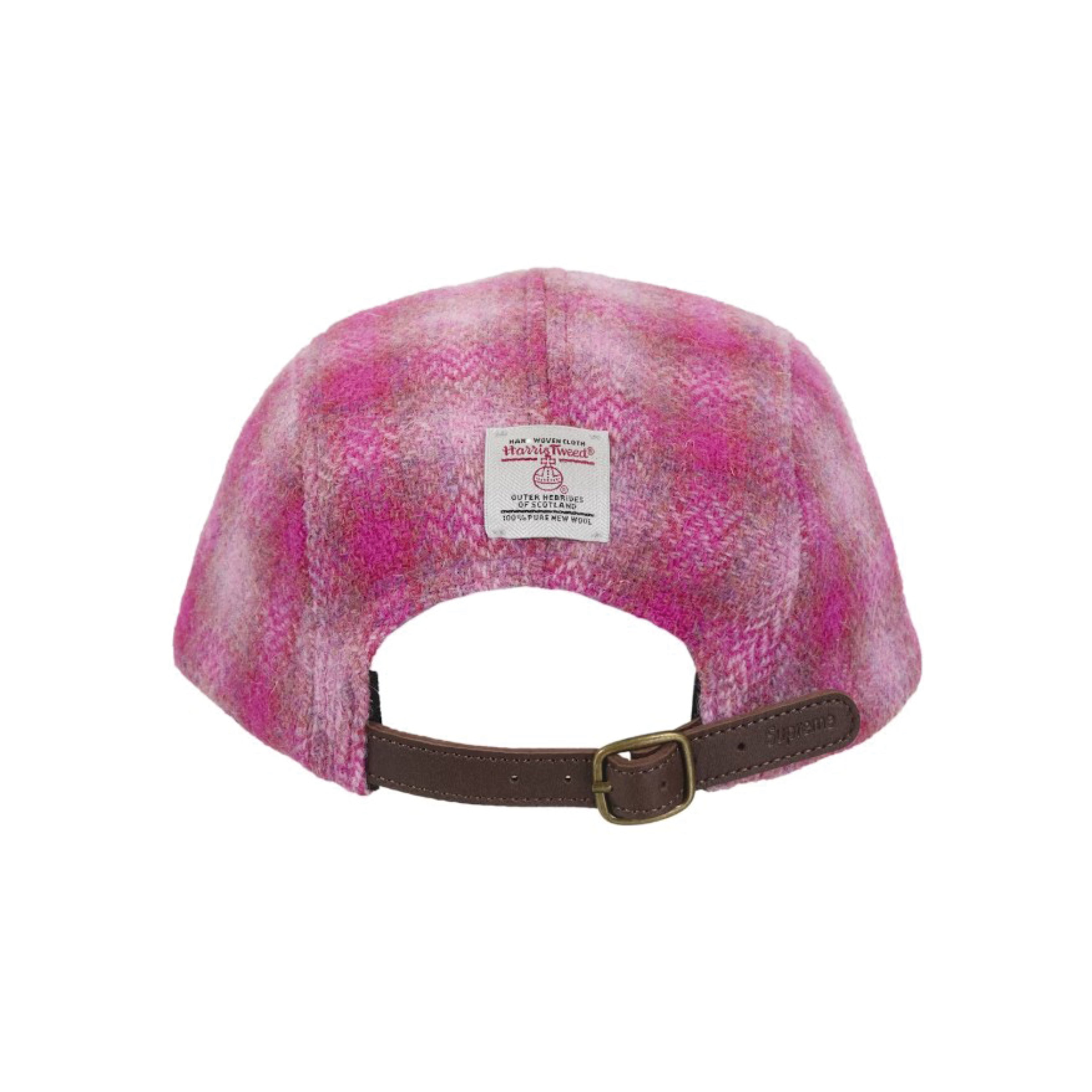 Supreme Harris Tweed Camp Cap 'Pink' - Sneaksurf Singapore – SneakSurf