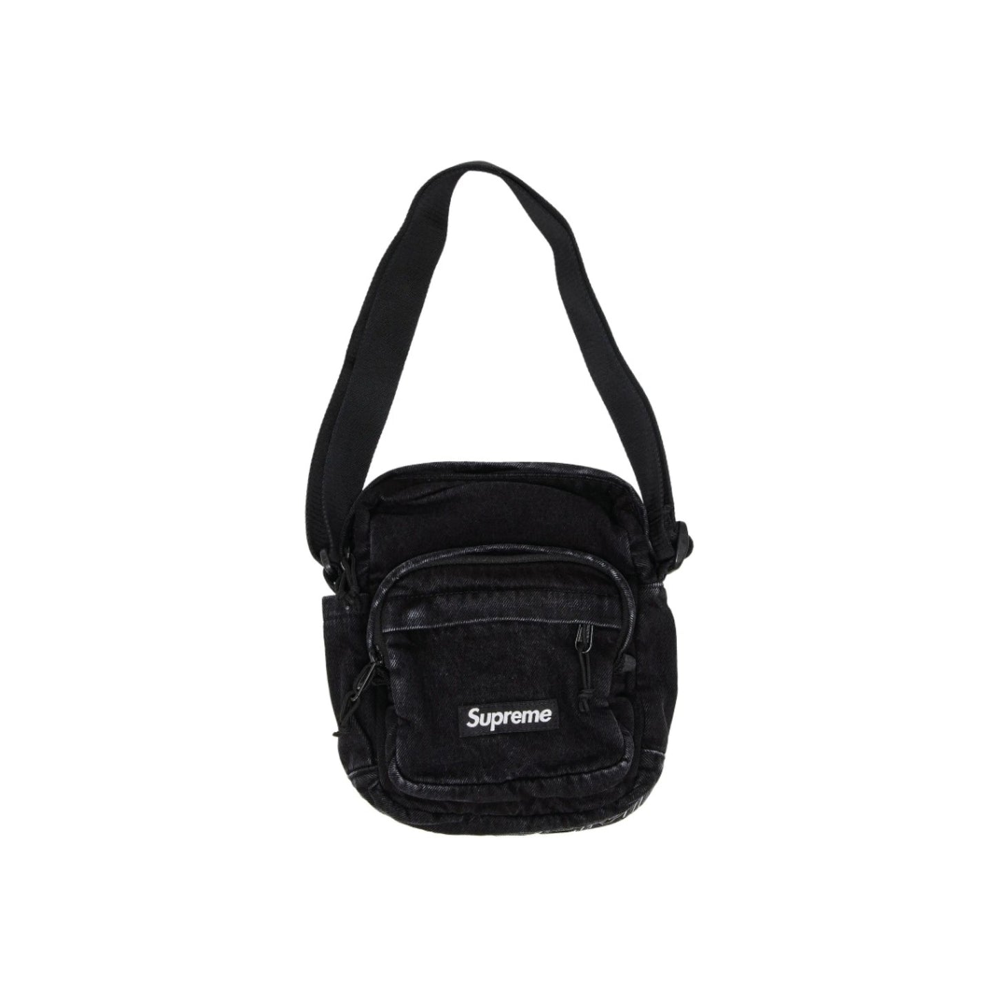 Supreme Denim Shoulder Bag 'Black'