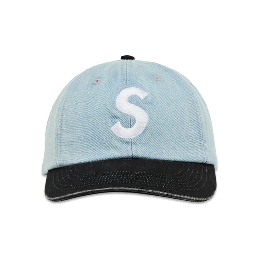Supreme Pigment Coated 2-Tone S Logo 6-Panel Cap 'Denim'