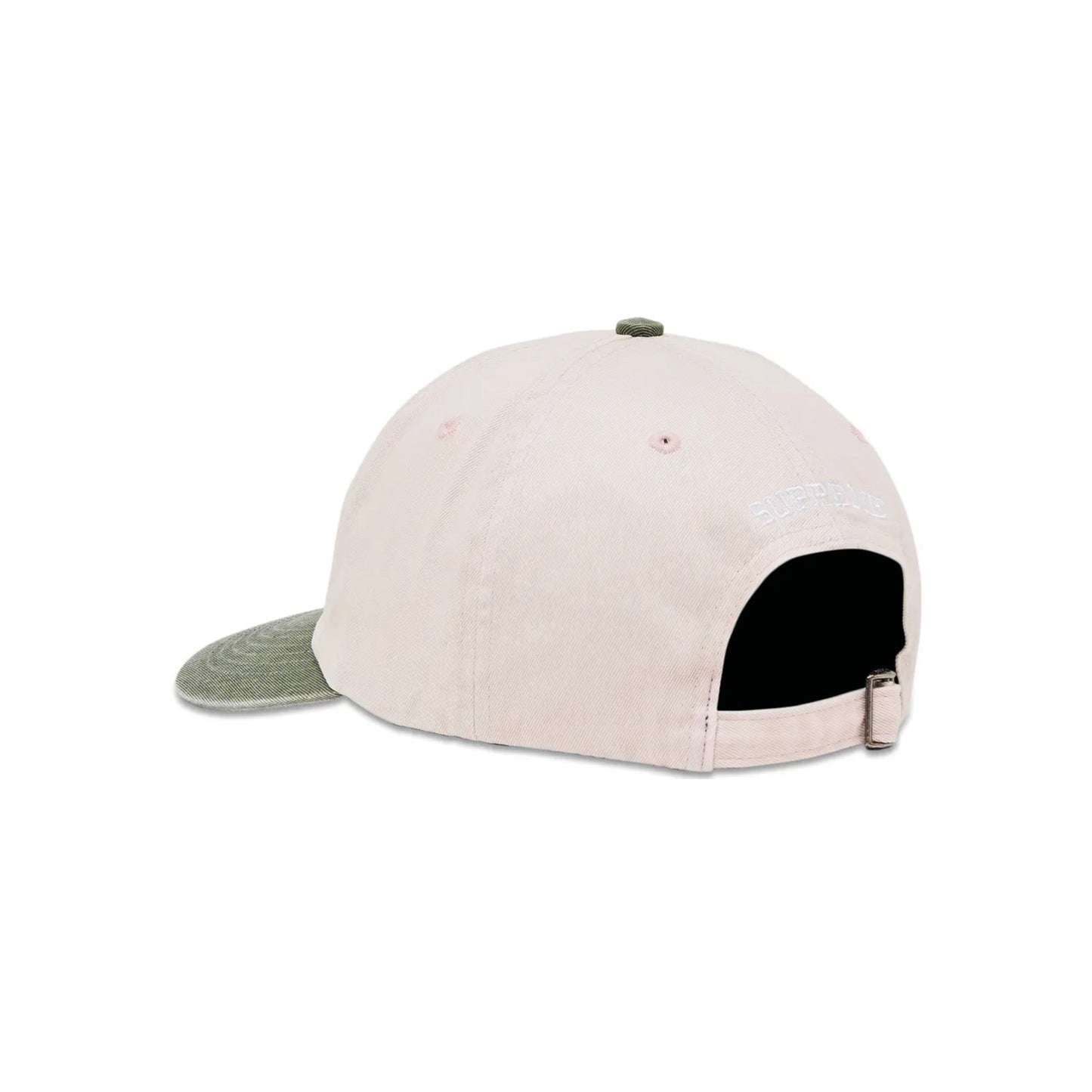 Supreme Pigment Coated 2-Tone S Logo 6-Panel Cap 'Light Pink'