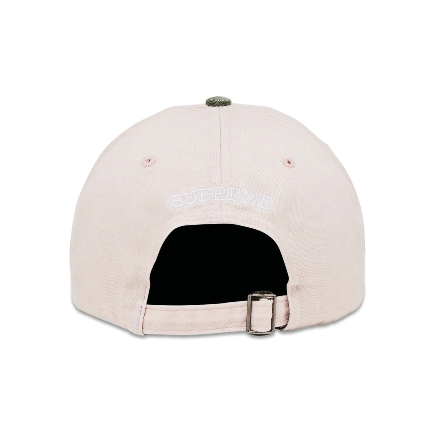 Supreme Pigment Coated 2-Tone S Logo 6-Panel Cap 'Light Pink'