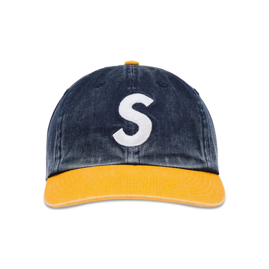 Supreme Pigment Coated 2-Tone S Logo 6-Panel Cap 'Navy'