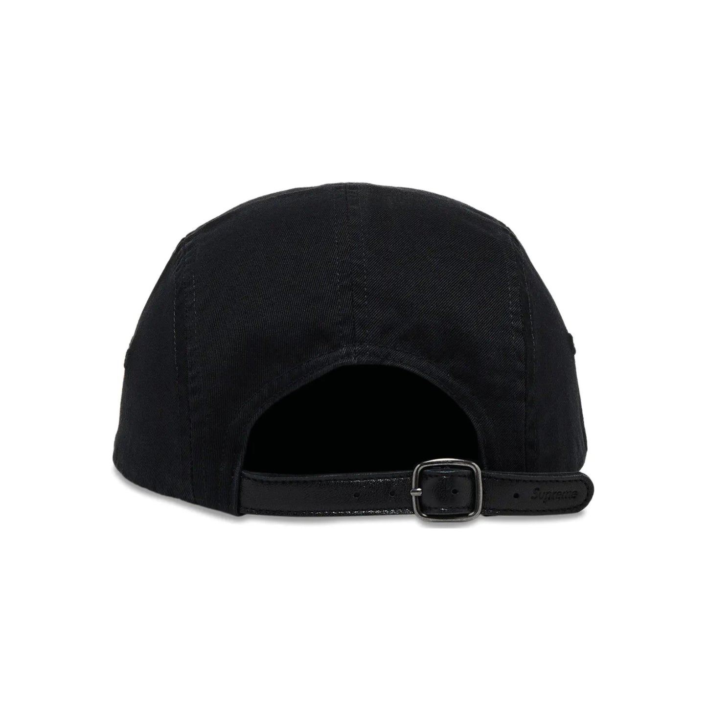 Supreme Washed Chino Twill Camp Cap 'Black'