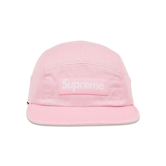 Supreme Washed Chino Twill Camp Cap 'Pink'