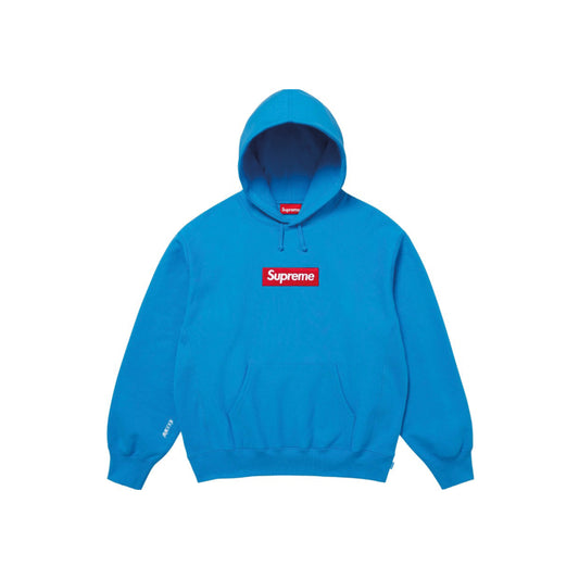 Supreme Box Logo Hoodie Sweatshirt 'Blue'