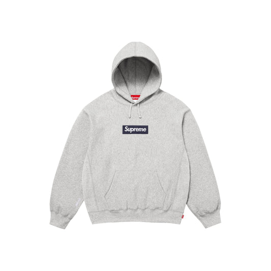 Supreme Box Logo Hoodie Sweatshirt 'Grey'