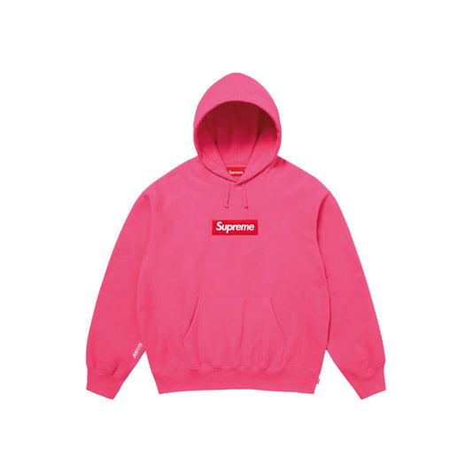 Supreme Box Logo Hoodie Sweatshirt 'Pink'