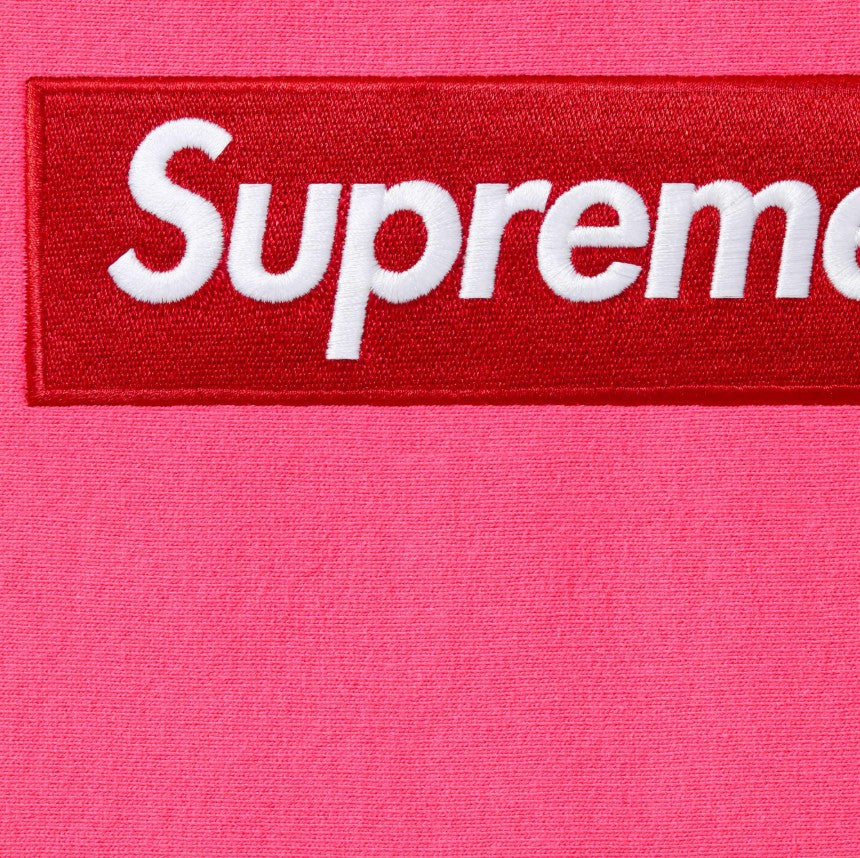 Supreme Box Logo Hoodie Sweatshirt 'Pink'