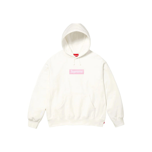 Supreme Box Logo Hoodie Sweatshirt 'White'