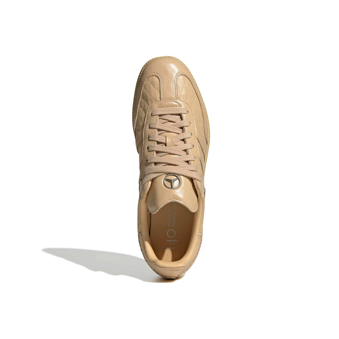 Mercedes-Benz x adidas Originals Samba OG 'Magic Beige Silver Metallic' - Top Portrait View