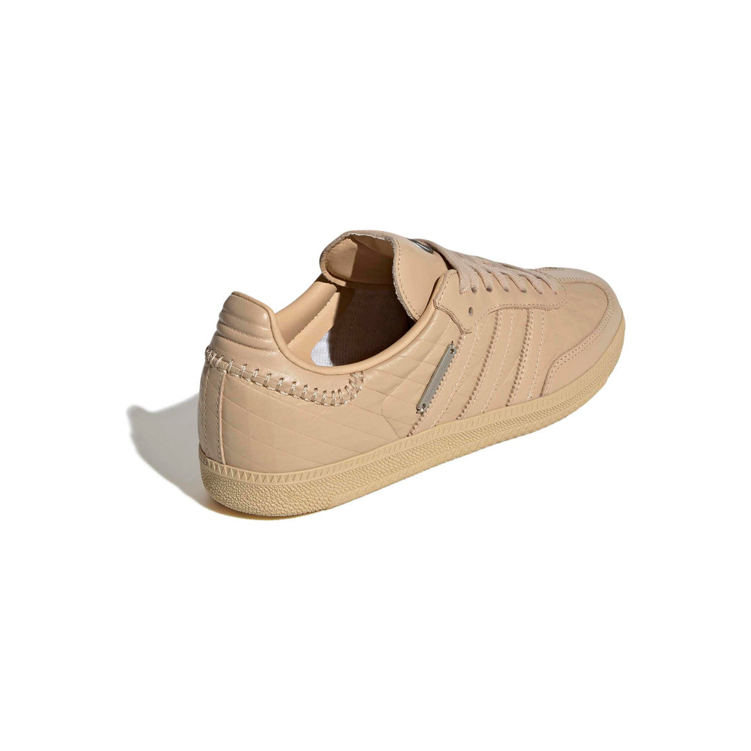 Mercedes-Benz x adidas Originals Samba OG 'Magic Beige Silver Metallic' - Back Lateral Top View