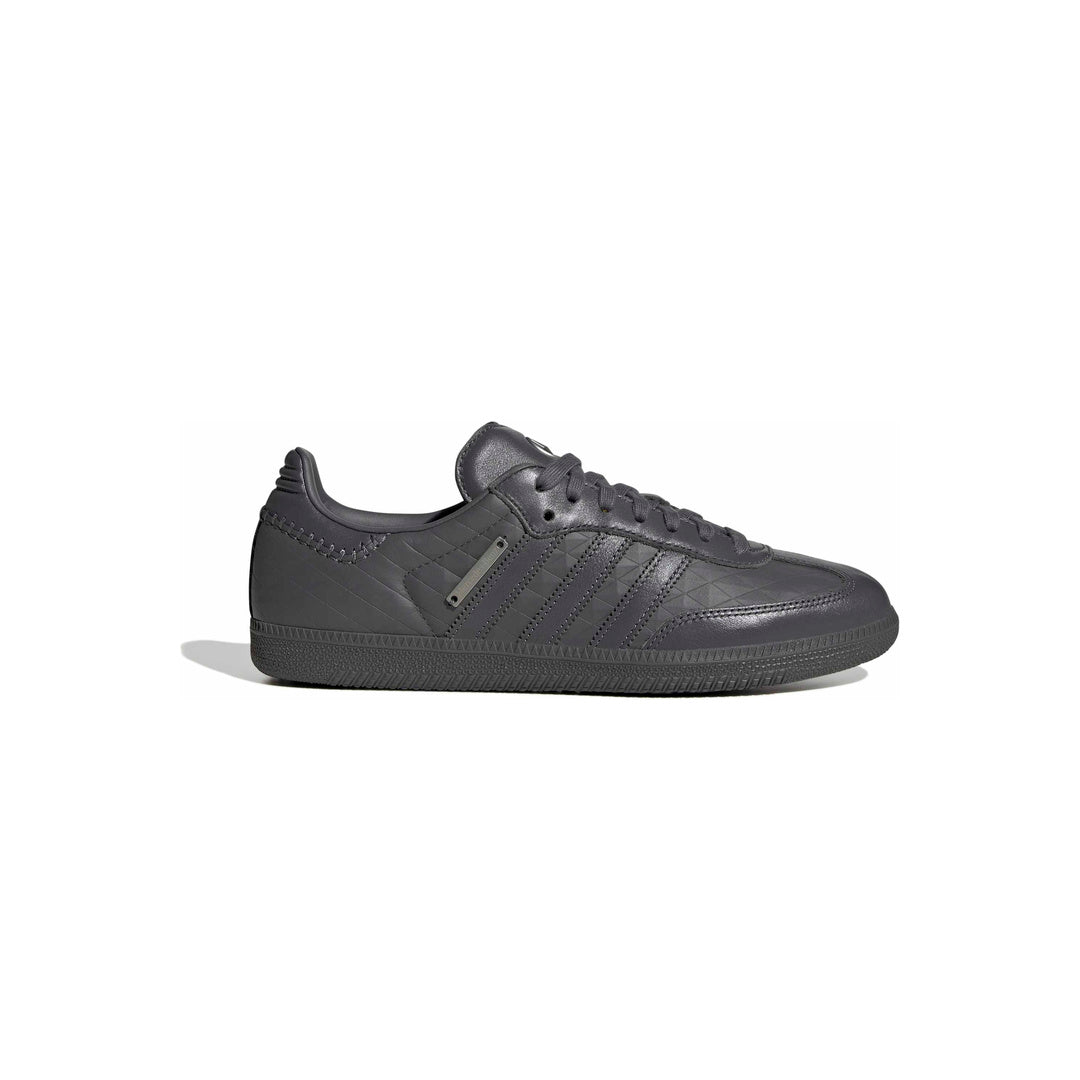 Mercedes-Benz x adidas Originals Samba OG 'Grey Five Silver Metallic' - Side Lateral Center View