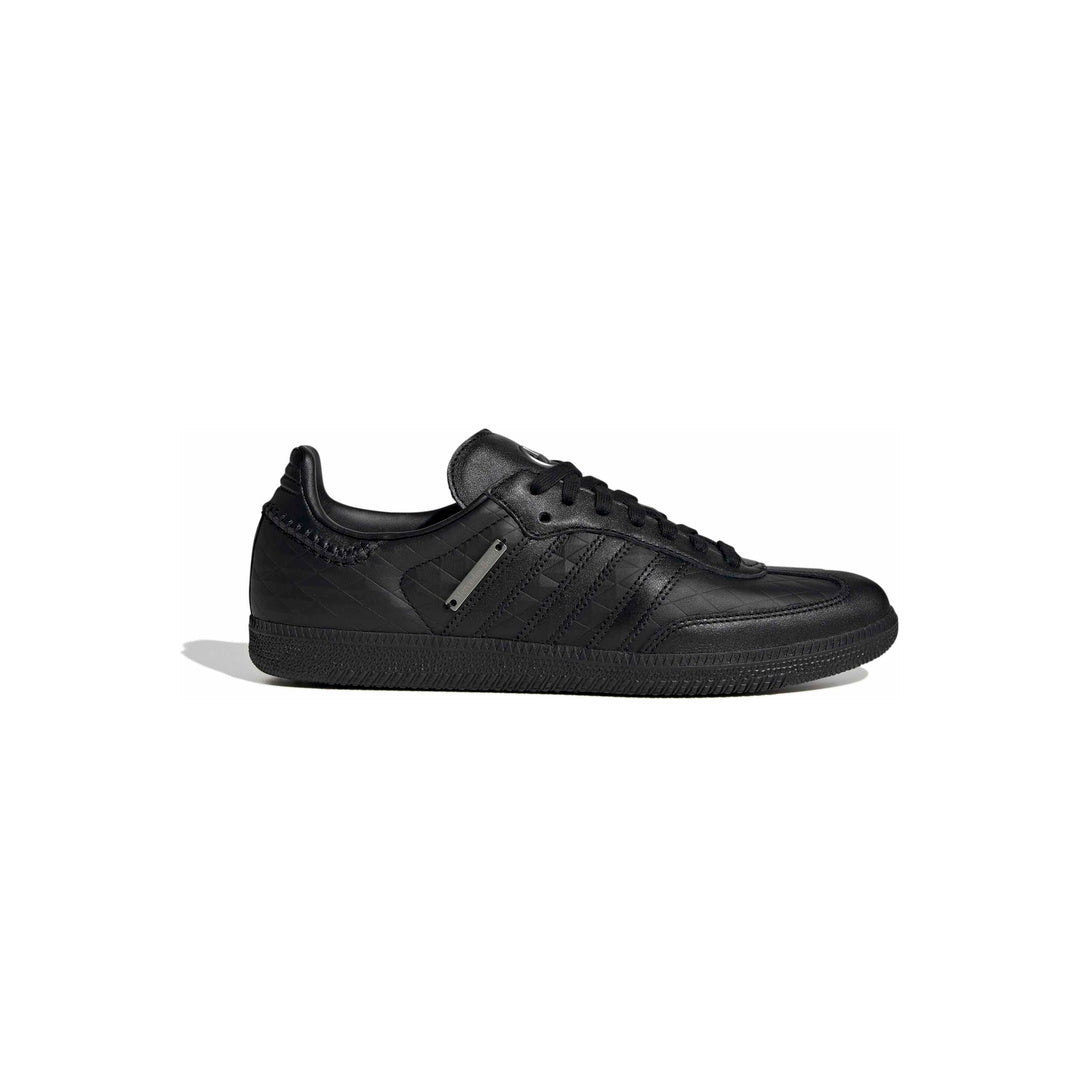 Mercedes-Benz x adidas Originals Samba OG 'Core Black Silver Metallic' - Side Lateral Center View