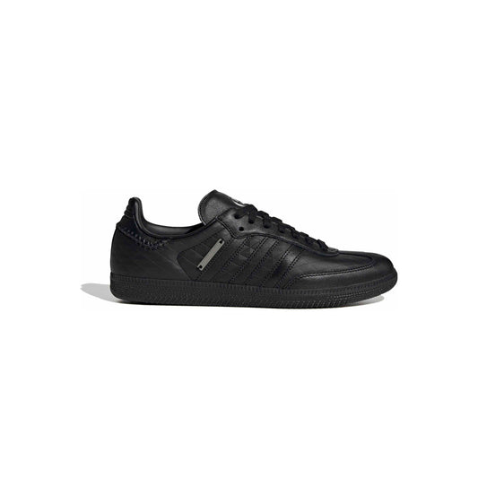 Mercedes-Benz x adidas Originals Samba OG 'Core Black Silver Metallic' - Side Lateral Center View