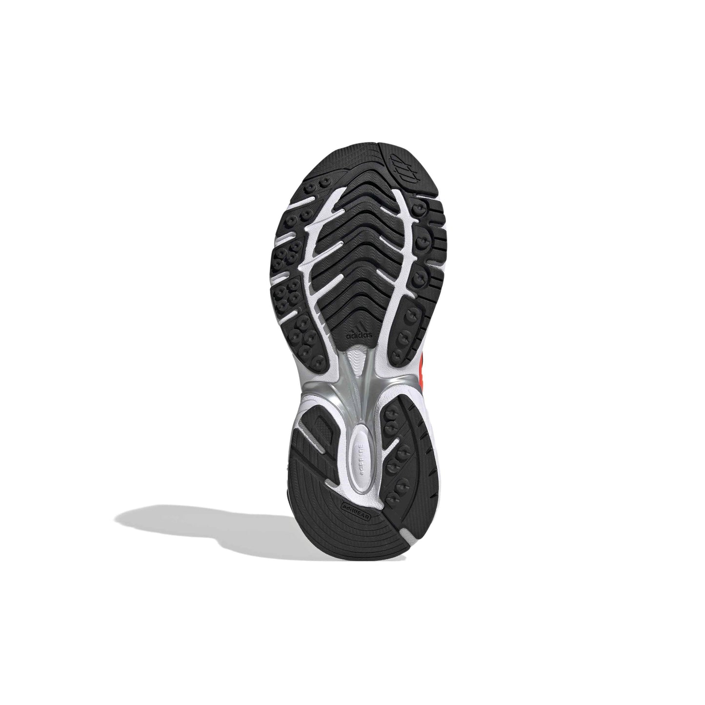 adidas ADISTAR XLG 2.0 White lifestyle sneaker with breathable mesh upper cushioned midsole and Solar Red accents