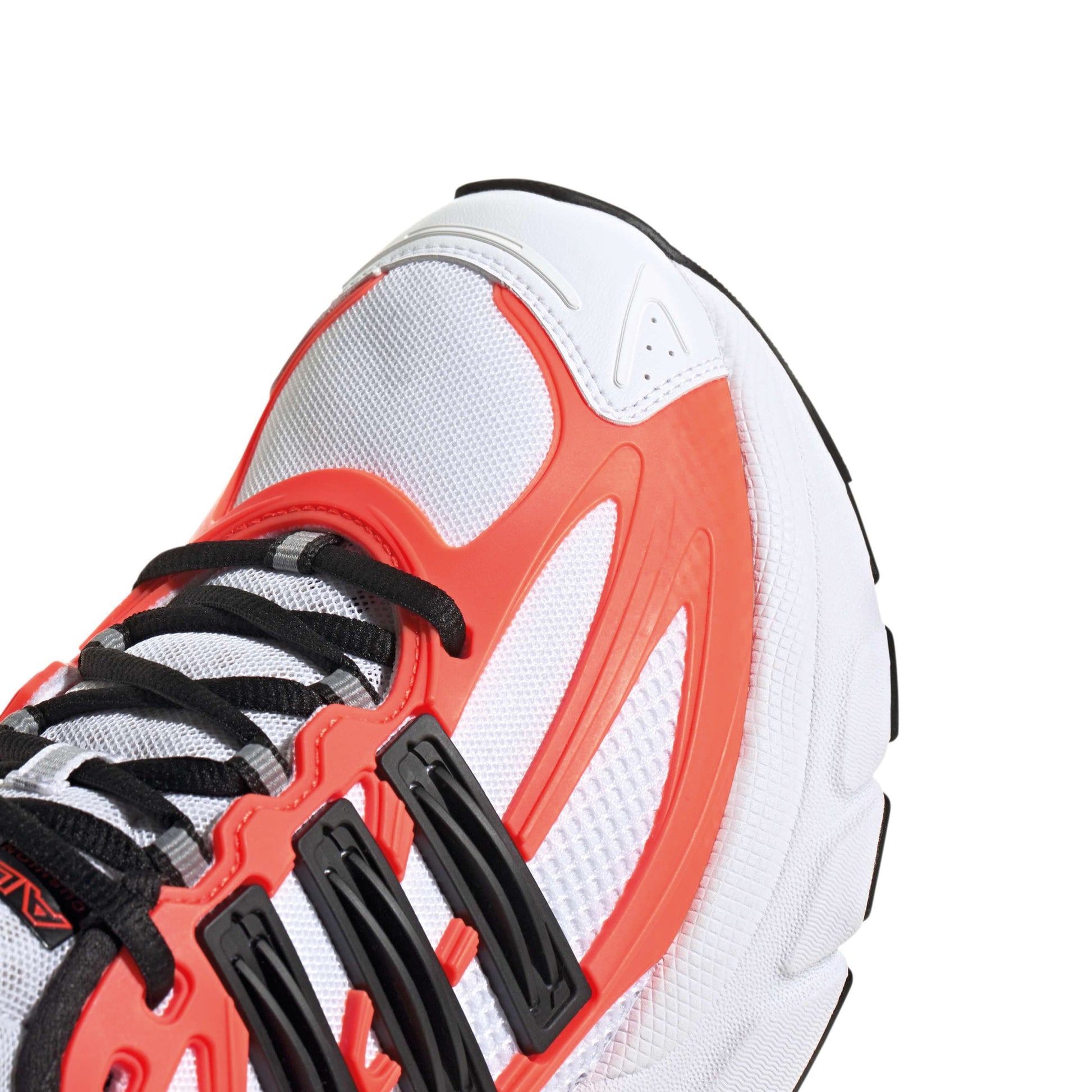 adidas ADISTAR XLG 2.0 White lifestyle sneaker with breathable mesh upper cushioned midsole and Solar Red accents