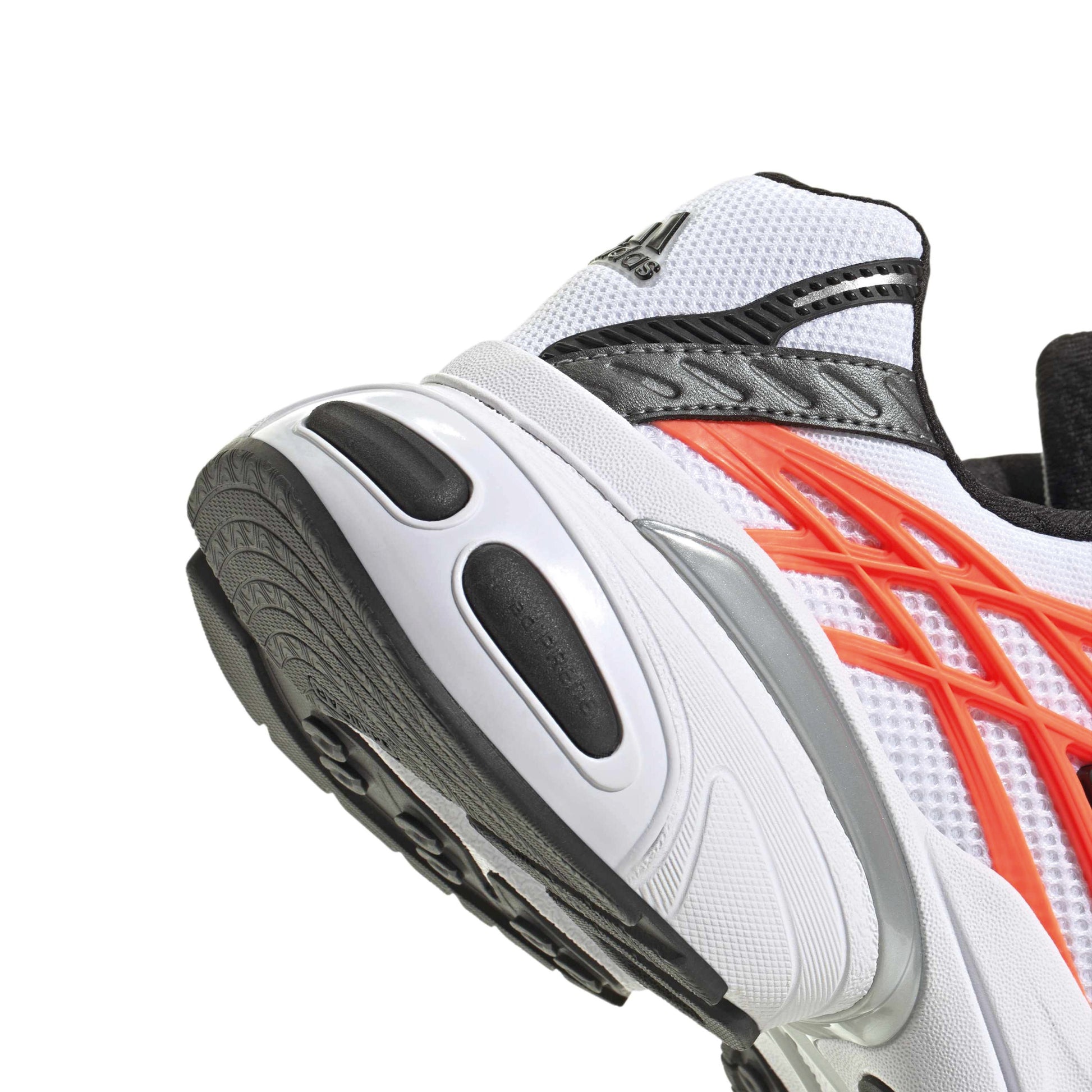 adidas ADISTAR XLG 2.0 White lifestyle sneaker with breathable mesh upper cushioned midsole and Solar Red accents