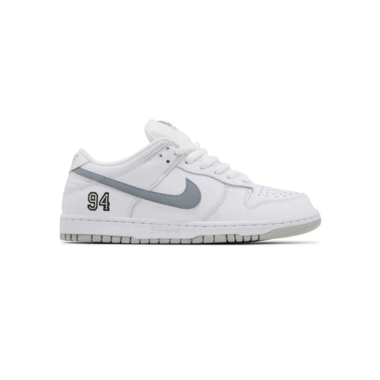 Nike Dunk Low SB X Supreme 94 'White Metallic Silver'