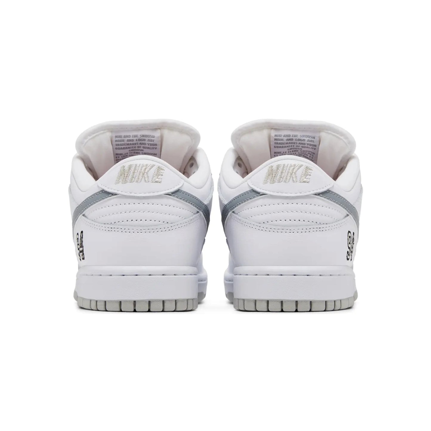 Nike Dunk Low SB X Supreme 94 'White Metallic Silver'