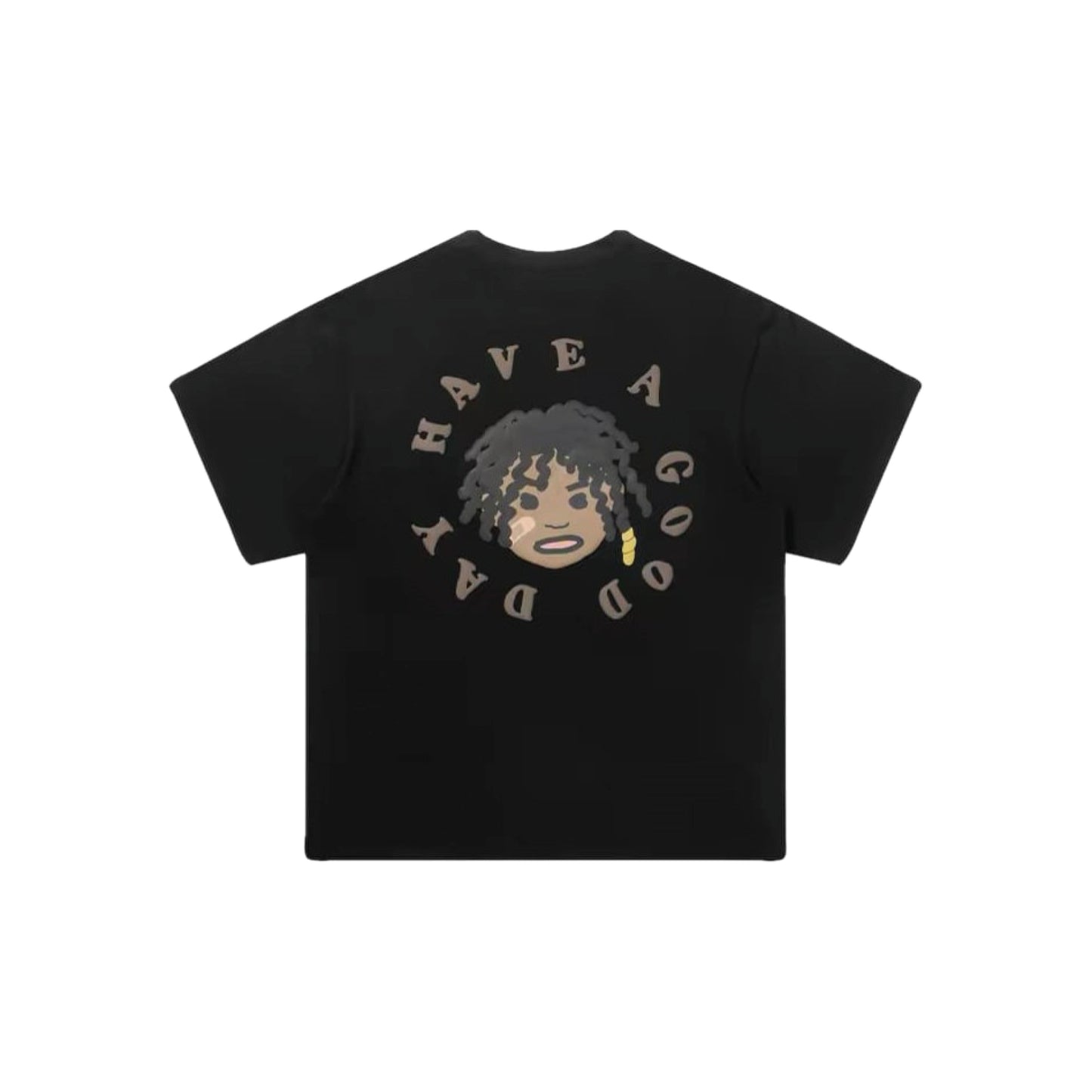 Harsh And Cruel Have A Good Day Print SS T-Shirt 'Black'