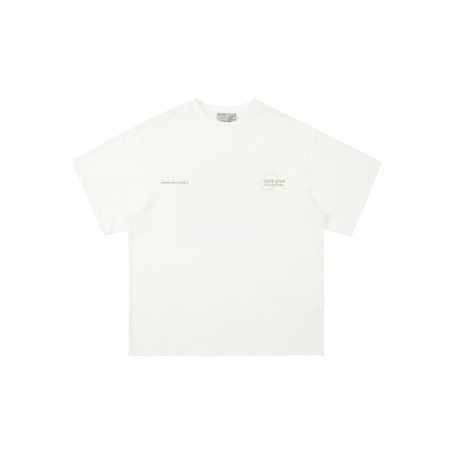 Harsh And Cruel Retro Print SS T-Shirt 'White'